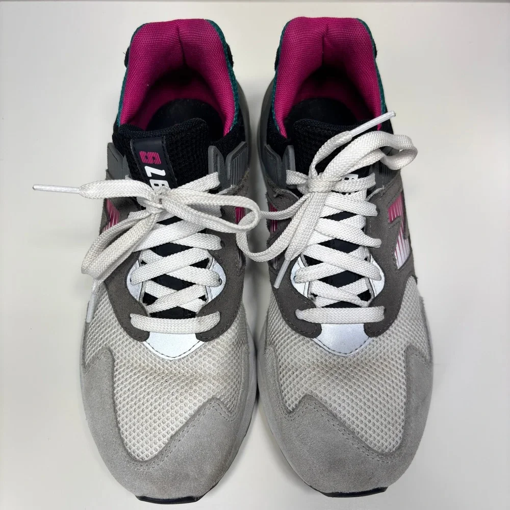 New Balance 997s Abzorb Gray‎ Pink Teal South Beach Running Shoes Sneakers 8 - Picture 3 of 12